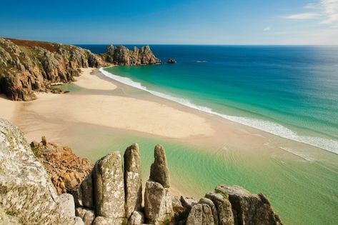 Where is Poldark filmed? Cornwall filming locations for the BBC drama revealed Crantock Beach, Devon Beach, Beach Cornwall, Farne Islands, Cornwall Beaches, Uk Beaches, Fossil Hunting, Rock Beach, South West Coast Path