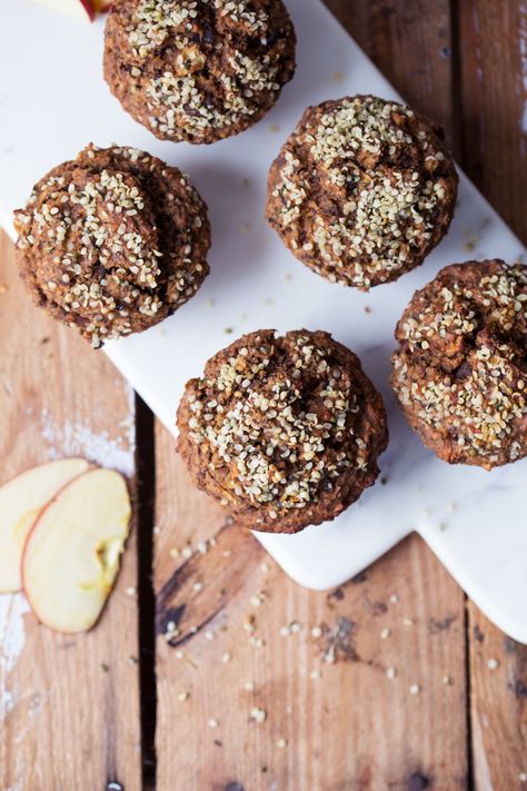 Pumpkin Apple Muffins Buckwheat Muffins, Pumpkin Apple Muffins, Gf Muffins, Apple Muffins Healthy, Gluten Recipes, Wholehearted Living, Breaking Fast, Muffins Healthy, Rustic Cabins