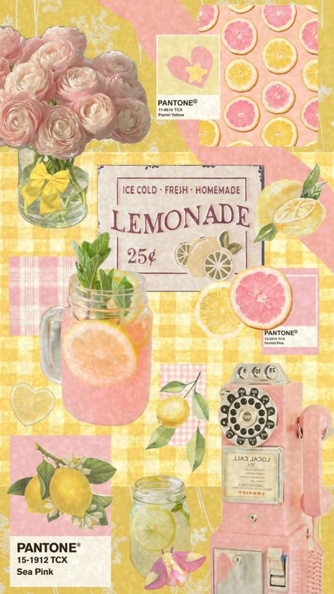 “Pink Lemonade” #colorduo #pinklemonade #lemonade #pink #yellow Lemonade Aesthetic, Homemade Lemonade, Instagram Gift, Fnaf Funny, Yellow Wallpaper, Yellow Aesthetic, Pastel Yellow, Pink Lemonade, Scenery Wallpaper