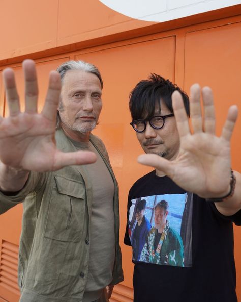 Instagram photo by Hideo Kojima • May 4, 2024 at 9:21 PM Hideo Kojima Mads Mikkelsen, Hideo Kojima, Kojima Productions, Reaction Images, Human Reference, Banana Fish, Bloodborne, Mads Mikkelsen, Metal Gear Solid