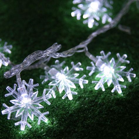 20led LED Snowflake Waterproof Strings Light Battery Energy Bubble Ball Lamp Xmas Wedding Party Holiday Christmas Decoration Lights Christmas Decorations Strings Light Online with $6.23/Set on Tfdmarket's Store | DHgate.com Christmas Lights Wedding, Frozen Party Decorations, Frozen Snowflake, Snowflake Lights, Snow Theme, Led Fairy String Lights, Battery String Lights, Indoor String Lights, Battery Operated Lights