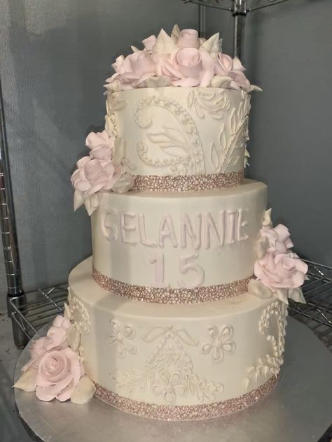 Pink Xv Cake, 15 Cakes Quinceanera Pink, Quinceanera Cakes Pink, Quince Cakes Pink, Pink Quinceanera Cake, 15 Cakes Quinceanera, Light Pink Quinceanera Theme Cake, Quince Cakes Quinceanera, Cake Quince