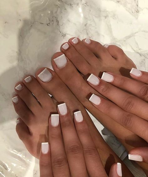 Nails And Toes, Acrylic Toes, Acrylic Toe Nails, White Acrylic Nails, Short Square Acrylic Nails, Long Acrylic Nails Coffin, Acrylic Nails Coffin Short, Short Acrylic Nails Designs, Square Acrylic Nails