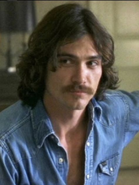 Long Hair Mustache Guys, 90s Men Long Hair, 70s Men Mustache, 60s Mod Mens Hair, 80s Guys Hair, 70s Facial Hair Men, Men’s 70s Long Haircut, 70s Male Actors, 60s Male Hairstyles