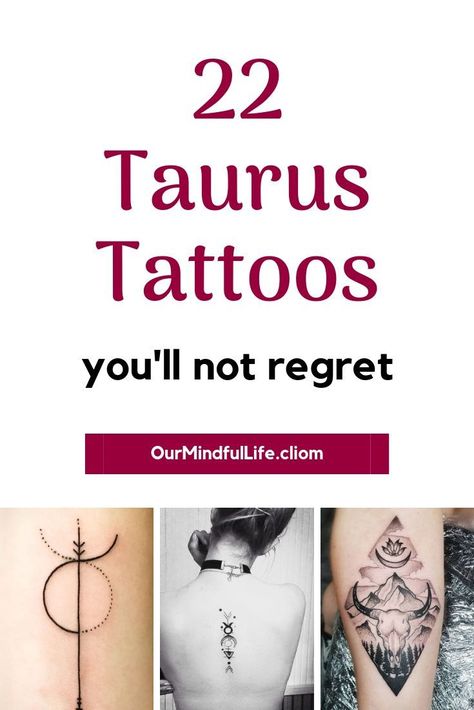 Taurus Zodiac Tattoo For Women, Taurus Woman Tattoo, Taurus Bull Tattoos For Women, Taurus Female, Taurus Flower, Taurus Symbol Tattoo, Aesthetics Tattoo, Tattoo Horoscope, Horoscope Tattoo