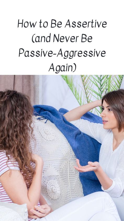 All too often, people mistake the term “assertive” with the term “aggressive”. In truth, these two behavioral styles could not be more different — and passive aggressiveness is a completely different behavior again. It’s important to understand your own behavioral style, as the way you express feelings of anger and frustration will have an enormous impact on your romantic partner or spouse, children, broader family, friends, colleagues, and more.

Discover the difference Stop Being Passive Aggressive, Passive Agressive Behavior, Be Assertive, Express Feelings, Therapy Center, Romantic Partner, Relationship Therapy, How To Express Feelings, Feeling Frustrated