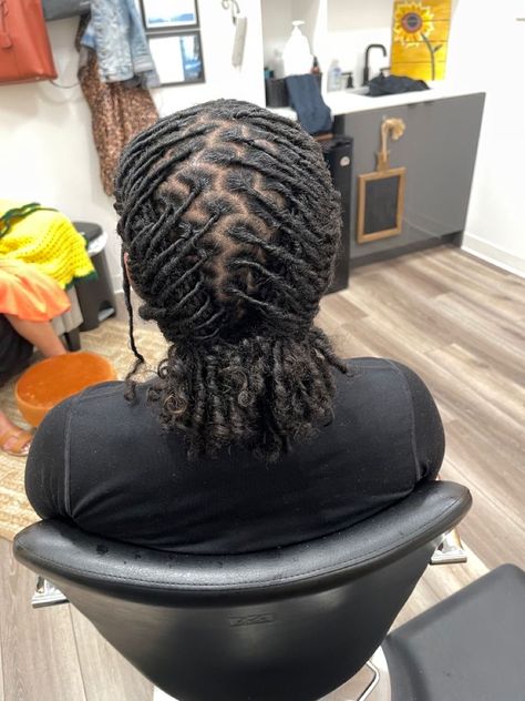 Comb Coil Styles, Barrel Twist Loc Styles, Loc Styles Barrel Twist, Twist Loc Styles, Starter Loc Styles, Lock Hairstyles, Pretty Updos, Husband Hair, Lock Styles