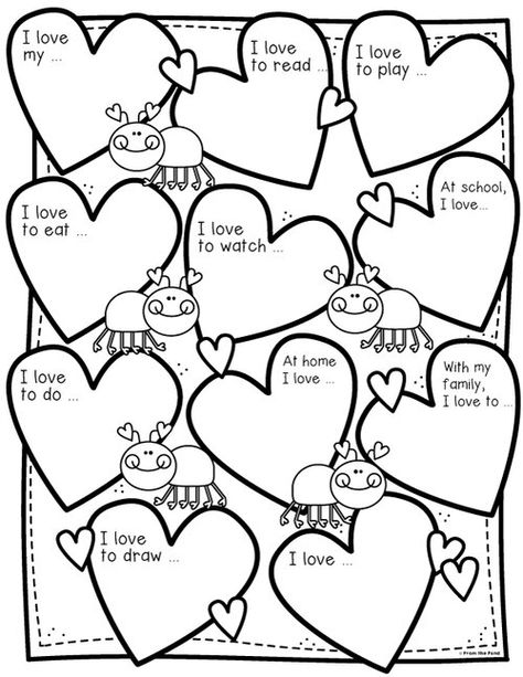 Valentine's Day — Pond Coloring Club Valentine Worksheets, I Love To Read, February Crafts, From The Pond, Preschool Valentines, Valentine Activities, Valentine Crafts For Kids, Valentine Coloring, Valentines Day Activities