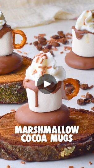 535K views · 1.1K reactions | Little mugs of marshmallow cocoa bliss—who can resist? ☕💖 | So Yummy | So Yummy · Original audio Marshmallow Ideas, Marshmallow Mugs, Candy Tray, Holiday Foods, So Yummy, Candy Recipes, Easy Snacks, Christmas Food, Holiday Recipes