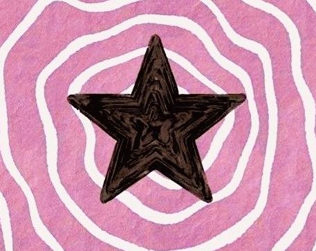 spiral star aesthetic pink lock screen home screen wallpaper Pink, Black