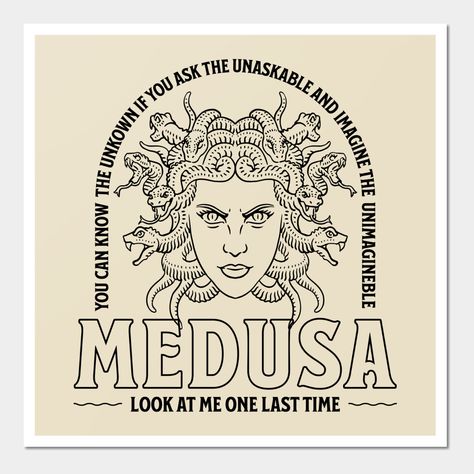 In Greek mythology, Medusa also called Gorgo, was one of the three monstrous Gorgons, generally described as winged human females with living venomous -- Choose from our vast selection of art prints and posters to match with your desired size to make the perfect print or poster. Pick your favorite: Movies, TV Shows, Art, and so much more! Available in mini, small, medium, large, and extra-large depending on the design. For men, women, and children. Perfect for decoration. Medusa Poster, Winged Human, Greek Mythology Medusa, Medusa Design, Mythology Medusa, Medusa Gorgon, Medusa Art, Women Poster, Female Human