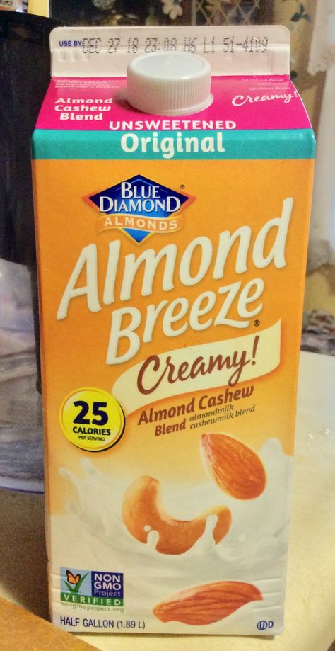 Blue Diamond Unsweetened Original Almond Breeze Creamy! Almond Cashew Blend - Priscilla De Leon Snacks Aesthetic, Grocery Store Items, Calorie Snacks, Blue Diamond Almonds, Almond Breeze, My Little Pony Birthday Party, August Nails, Little Pony Birthday Party, Small Portions