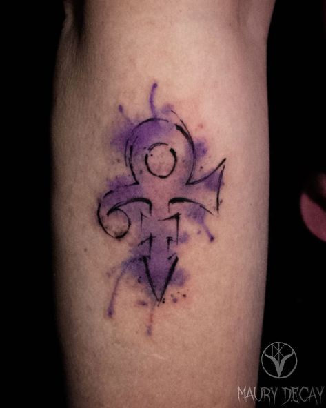 MAURY DECAY TATTOO ARTIST on Instagram: “In 1993, Prince announced that he would no longer go by the name Prince, but rather by a "Love Symbol" which was a mash-up of the gender…” Prince Symbol Tattoo, Decay Tattoo, Prince Tattoo, Prince Symbol, Prince Tattoos, Symbol Tattoo, Love Symbol, Symbol Tattoos, Artist On Instagram