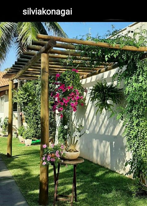 Terrace Garden Decor Ideas, Dream Garden Backyards, Front Lawn Landscaping, Backyard Covered Patios, Cahuita, Beautiful Home Gardens, Fall Garden Vegetables, Recycled Garden, Backyard Garden Design