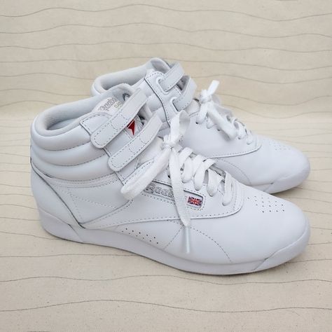 Reebok Classic Womens Freestyle Hi High Top Shoes Sneakers Size 7 White 059503 Reebok Freestyle Hi, Reebok Freestyle, Reebok Shoes, Reebok Classic, Hi Top, High Top Shoes, Top Shoes, High Top, High Tops