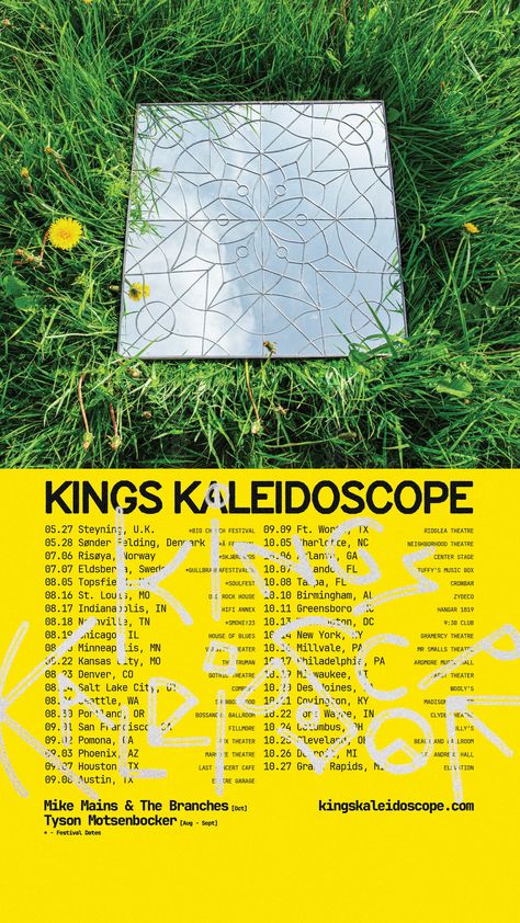 Kings Kaleidoscope, Tour Posters, Art Room, Art