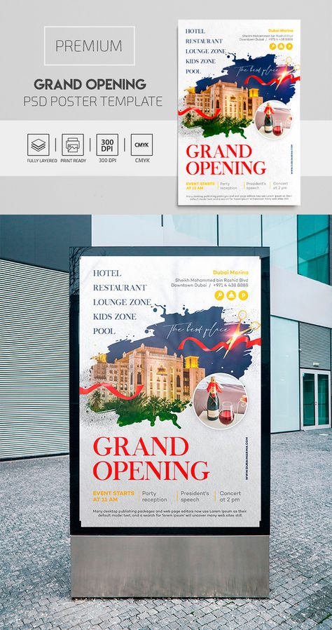 Grand Opening poster Soft Opening Poster Design Cafe, Hotel Opening Poster, Open Now Poster, Re Opening Poster, Now Open Poster, Now Open Poster Design, Cafe Opening Poster, New Opening Poster Design, Soft Opening Poster Design