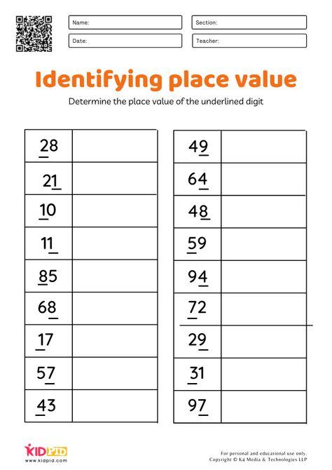 Grade 1 Place Value, Maths Work Sheet For Grade 1, Mathematics For Grade 1, Place Value For Grade 1, Place Value Grade 1, Place Value Worksheets For Grade 1, Place Value Activities 1st, Grade 1 Maths Worksheets, Maths Worksheets For Grade 1