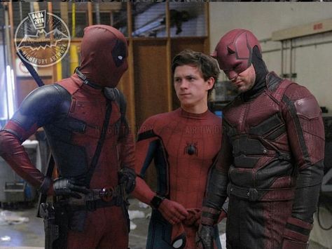 Daredevil And Deadpool, Spider Man Deadpool Daredevil, Matt Murdock And Peter Parker, Marvel Team Red, Daredevil X Spiderman, Deadpool And Daredevil, Spiderman And Daredevil, Team Red Marvel, Daredevil And Spiderman