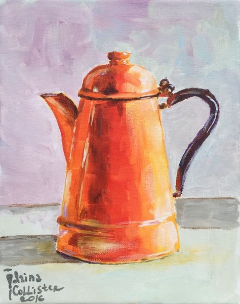 Peer Group, Orange Coffee, Vintage Coffee Pot, Painted Jars, Antique Show, Strong Coffee, Nature Art Painting, Activity Ideas, Latte Art