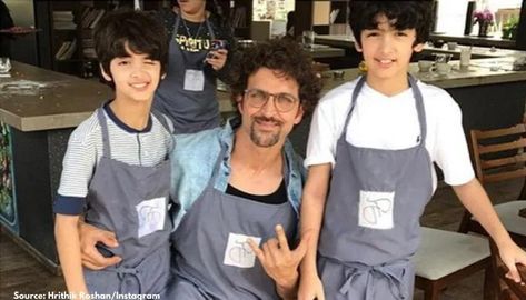 Hrithik Roshan fondly speaks about his sons Hridhaan & Hrehaan Roshan Social Cause, Hrithik Roshan, Most Handsome Men, Co Parenting, Ex Wives, All Smiles, Bollywood Stars, Bollywood News, Cute Celebrities