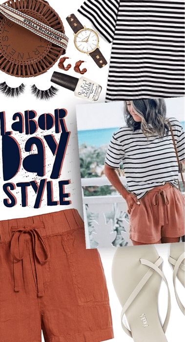 Get The Look: Labor Day Weekend Outfit | ShopLook Blue Outfits, Labor Day Weekend, Labour Day Weekend, Outfit Maker, Weekend Outfit, Outfit Shoplook, Blue Outfit, Labor Day, Get The Look