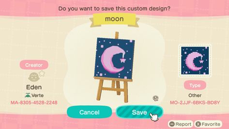 Acnh Moon Flag Design, Acnh Moon Flag, Animal Crossing Paths Codes, Acnh Pattern Designs, Animal Crossing Id Codes, Acnh Cute Designs, Aesthetic Animal Crossing, Acnh Custom Codes, Acnh Pattern