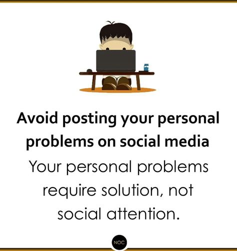 Avoid posting your problems on social media! 👍 Problem Quotes, Media Quotes, Facebook Quotes, First World Problems, Mood Boosters, Deep Words, Inspiration Quotes, Facebook Posts, Inspirational Books