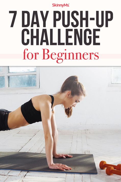 Regardless of your goals, weight, or age, this 7 day Push-Up Challenge for Beginners can get you into the best shape of your life! Workout Plans For Women, Easy Workouts For Beginners, Arm Workout Women, Best At Home Workout, Bodybuilding Workout Plan, Workout Calendar, Push Up Challenge, Workout Plan For Women, Push Ups