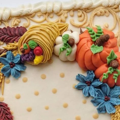 Cake Decorating, Thanksgiving, Cake, Halloween