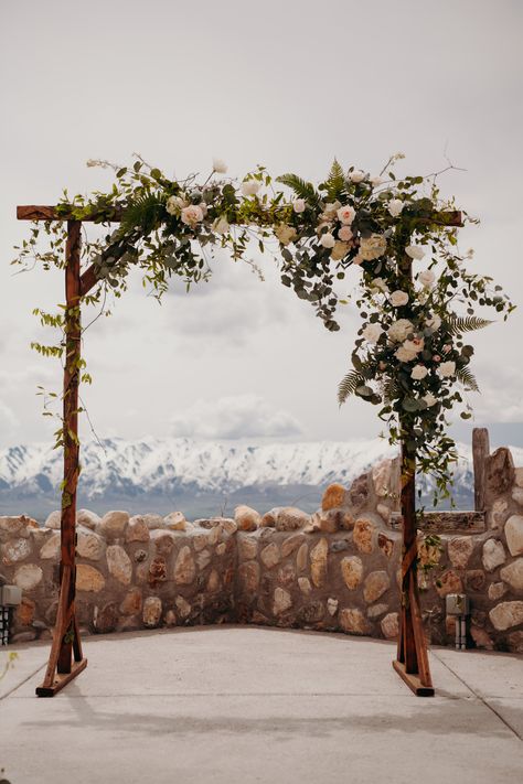 mt naomi, vineyards, farms, wedding, outdoor wedding, indoor wedding, inspiration, ceremony arch Wooden Ceremony Arch, Wooden Arch Wedding, Arch Inspiration, Wedding Ceremony Arch, Wooden Arch, Logan Utah, Arch Wedding, Wedding Arbour, Flower Installation