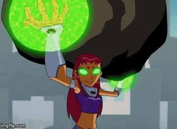 Twilight Equestria Girl, Teen Titans Starfire, Raven Beast Boy, Special Abilities, Star Fire, Original Teen Titans, Animation Storyboard, Teen Titan, Anime Gifs