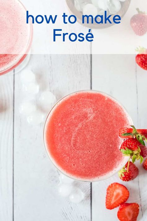 Have you tried a Rosé wine slushie, a Frosé? Fruity, but not too sweet, you'll love sipping frozen Rosé. Try this easy Frosé recipe today! Frose Recipe, Seasoned Oyster Crackers, Frosé Recipe, Watermelon Mint Lemonade, Frozen Rose, Wine Slushie, Flavored Sparkling Water, Rosé Wine, Vodka Lemonade