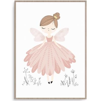 Girls Bedroom Decorating, Girls Room Makeover, Bedroom Cartoon, Canvas Banners, Fairy Wall Art, Fairy Nursery, Girl Room Art, Ballerina Birthday