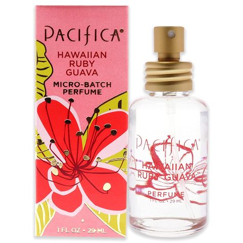 Pacifica's Hawaiian Ruby Guava perfume is inexpensive and extremely long-lasting! It's ideal for the summer because it instantly transports you to the beach. I highly suggest this scent; you will not be disappointed! #amazonaffiliate Pacifica Perfume, Pacifica Beauty, Clean Fragrance, Spray Perfume, Best Perfume, Citrus Scent, Plastic Wrap, South Pacific, Favorite Scents