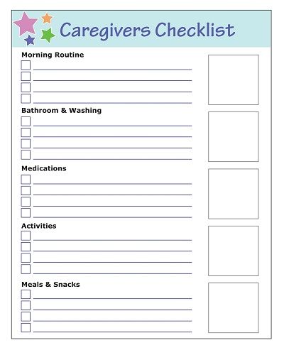 26+ Free Printable Caregiver Daily Checklist Templates (PDF) » Template Republic Caregiver Duties List, Caregiver Binder Free Printables, Daily Checklist Printable Free, Hospice Caregiver, Caregiver Checklist, Daily Checklist Template, Daily Checklist Printable, Organization Planner, Daily Progress