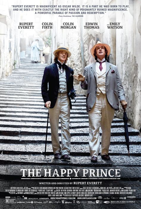 THE HAPPY PRINCE | In select theaters October 5, 2018 New Movie Poster, Happy Prince, Period Drama Movies, The Happy Prince, British Movies, Movie To Watch List, Imdb Movies, Movies Worth Watching, Period Movies