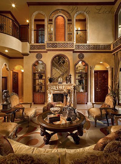 Luxury design Tuscan Style Decorating, Tuscan Living Rooms, Tuscan Interior, Tuscany Decor, Mediterranean Living Room, Tuscan Style Homes, Tuscan Design, Mediterranean Home Decor, Tuscan House