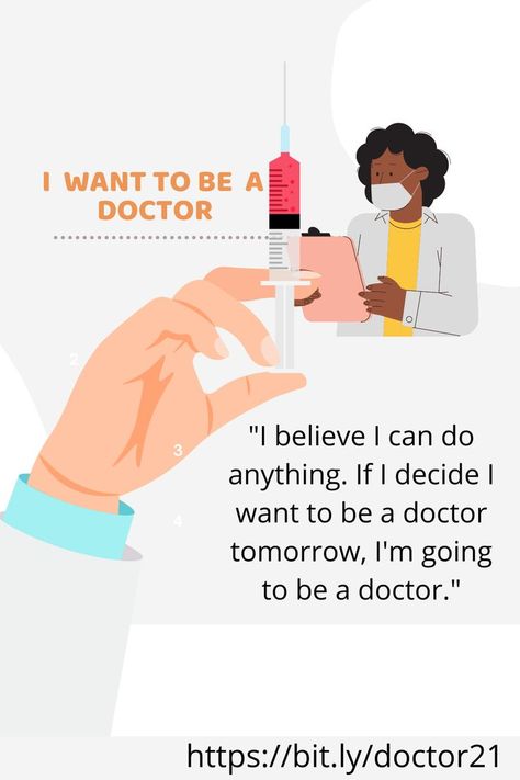 Link to article on the pin How To Be A Good Doctor, I Will Become A Doctor, Motivation To Be A Doctor, Be A Doctor Motivation, I Want To Be A Doctor, How To Be A Doctor, Doctor Affirmations, Future Doctor Quotes Dreams, I Will Be A Doctor