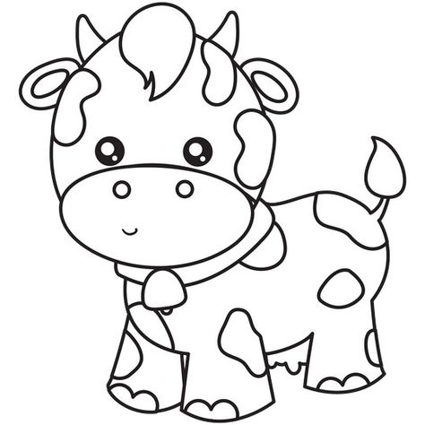 12 Cow Coloring Pages & Outlines – Best Cute Cow Scenes Cow Coloring Pages, Cow Drawing, Cow Colour, Cow Clipart, Coloring Sheets For Kids, Cat Coloring Page, Cute Cow, Easy Coloring Pages, Baby Cows