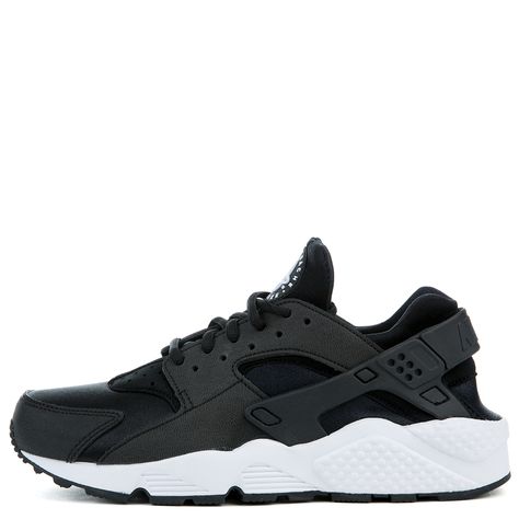 Nike Wmns Air Huarache Run Black/white Nike Huarache Black Outfit, Nike Shoes Huarache, Glass Shoes, Tenis Nike, Huarache Run, Fire Fits, Air Huarache, Walk This Way, Shoe Closet