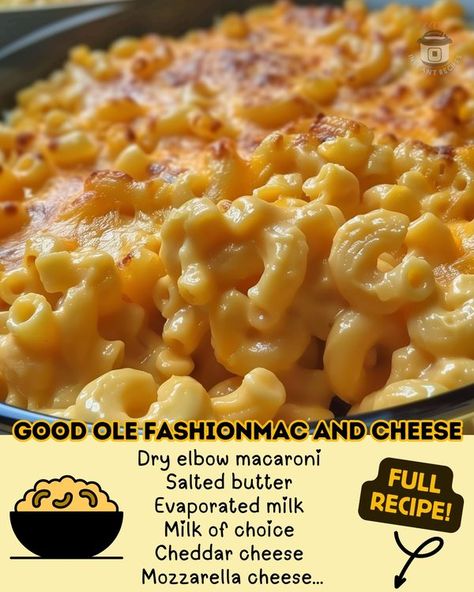 Easy Family Recipes Balsamic Pork Chops, Grilled Chicken Strips, Classic Mac And Cheese, Cheesy Mac And Cheese, Easy Family Recipes, Sides Recipes, Dairy Free Cheese, Comfort Dishes, Perfect Pasta