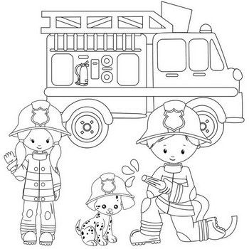 Firefighter Coloring Pages – Color Cute Firemen, Fire Trucks Firefighters Coloring Pages, Fire Safety Coloring Pages, Fire Safety Coloring Pages Free, Fire Truck Coloring Page, Fire Fighter Coloring Page, Firefighter Coloring Pages, Fire Safety Preschool Crafts, Safety Worksheets, Firefighter Images