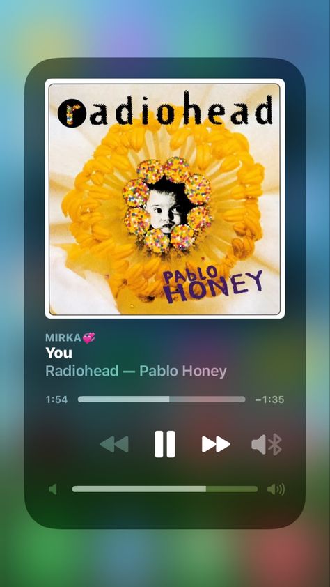 Radiohead Pablo Honey, Creep Radiohead, Pablo Honey, My Mood, Radiohead, Songs, Iphone, 10 Things