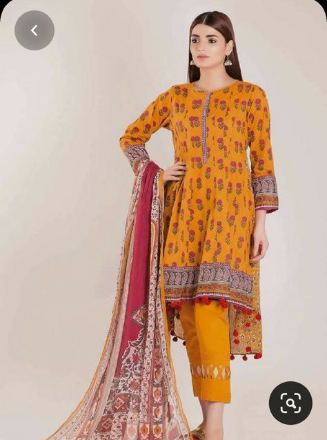 Latest Lawn Dress Stitching Ideas, Simple Lawn Dress Design Ideas 2020, Lawn Dress Design Ideas 2020 Pakistani, Dress Disighn, Trending Prints, Pakistan Bridal, Lawn Dresses, Neck Lines, Eastern Dresses