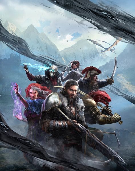 ArtStation - Divinity: Original Sin 2 - Definitive Edition, Dan Iorgulescu Game Room Aesthetic, Divinity Original Sin 2, Games Concept Art, Divinity Original Sin, Warrior Drawing, Advanced Dungeons And Dragons, Gaming Tattoo, Forgotten Realms, Game Concept Art