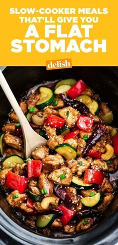 Flat Belly Foods, Slow Cooker Meals, Pot Recipes Easy, Healthy Slow Cooker, Best Slow Cooker, Healthy Crockpot, Diet Vegetarian, Crockpot Recipes Slow Cooker, Jambalaya