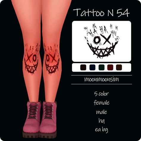 Tattoo N54 - The Sims 4 Create a Sim - CurseForge