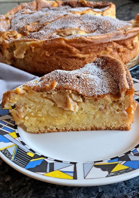 German Apple Pudding Cake Recipe German Bundt Cake, Apple Pudding Recipes, Apple Kuchen Recipe German, Apple Pudding Cake Recipe, Ginger Recipes Dessert, Apple Kuchen Recipe, Apple Pie Filling Desserts, German Apple Pie, Apple Pudding Cake