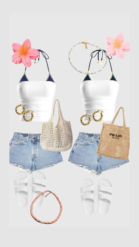 Beachy Summer Outfits, Matching Things, Bff Matching Outfits, Friends Trip, Matching Fits, Cute Beach Outfits, Summer Aesthetics, Matching Outfits Best Friend, Beachy Outfits